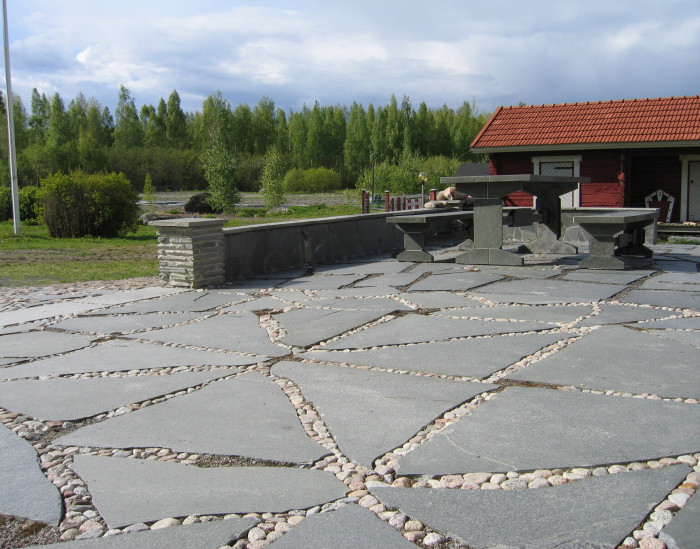 Liuskekivi Altan Harmaa XL (3-4 cm)