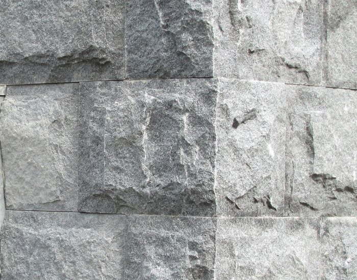 Lohkograniitti, tummanharmaa  kulma 